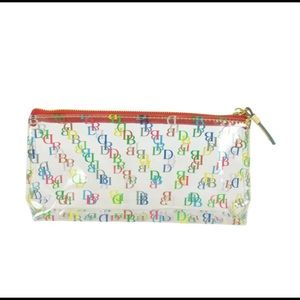 BNWT Dooney & Bourke clear cosmetic bag
